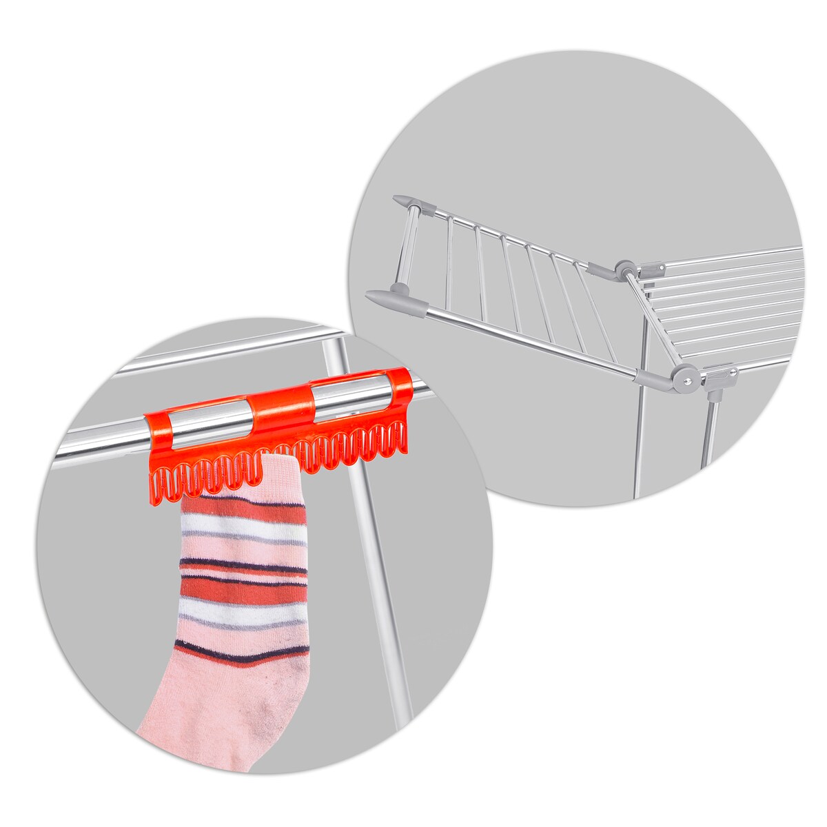 Suszarka na pranie ze stali nierdzewnej stojąca 19m Massido Debora