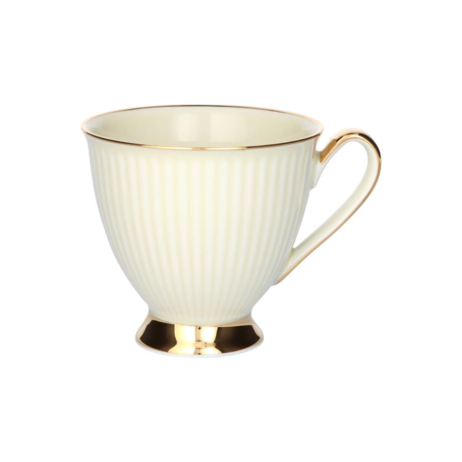 Filiżanka 250 ml ze spodkiem Dalia Kwarc GZ02