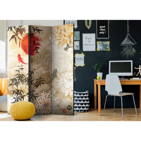 Parawan Dwustronny Rybi Taniec 135x172cm