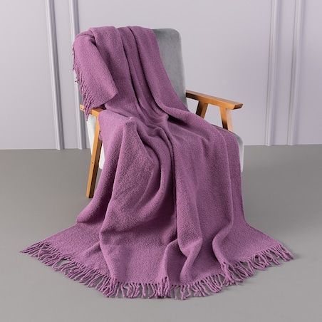 Pled Boucle 140x200 cm lavender, 140x200 cm