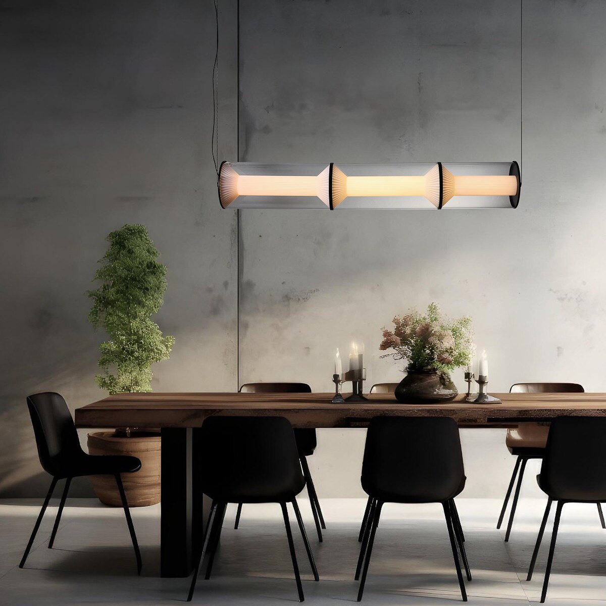 Lampa wisząca Light Prestige Aeris transparentny LED CCT 3000K/4000K/6000K (regulowana) 1 szt.