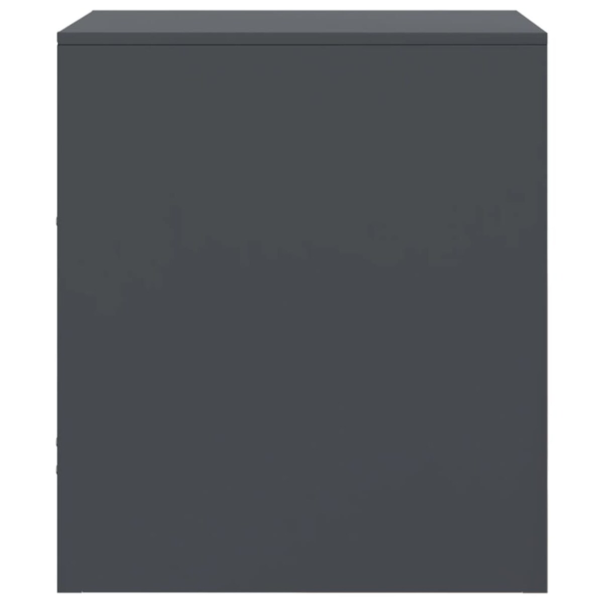 vidaXL Szafki nocne, 2 szt., antracytowe, 34,5x39x44 cm, stal