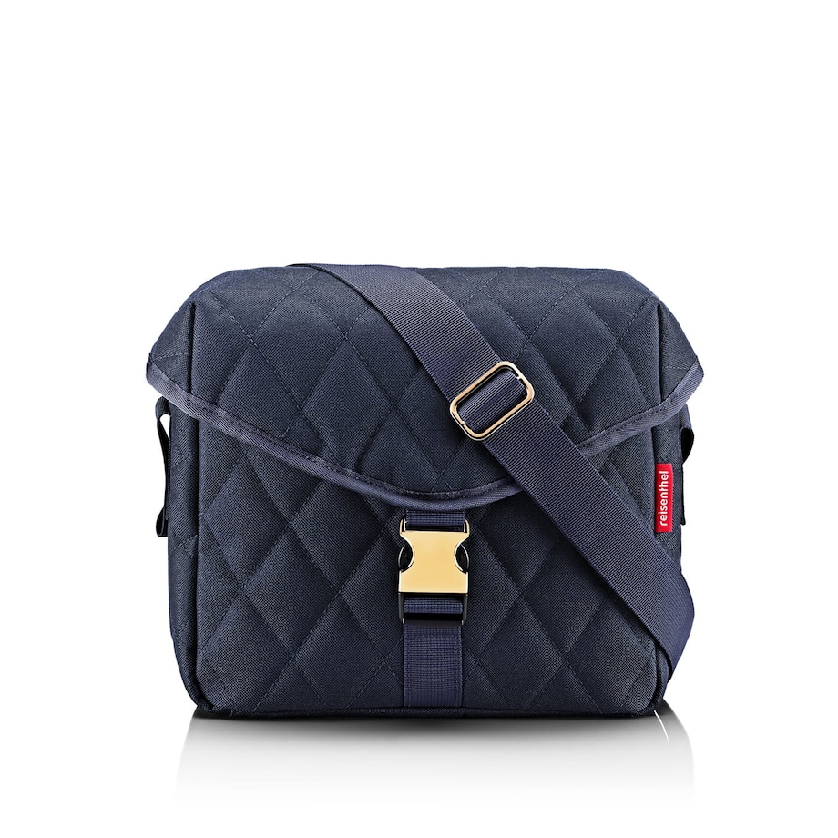 Torba SADDLE BAG M, rhombus midnight gold