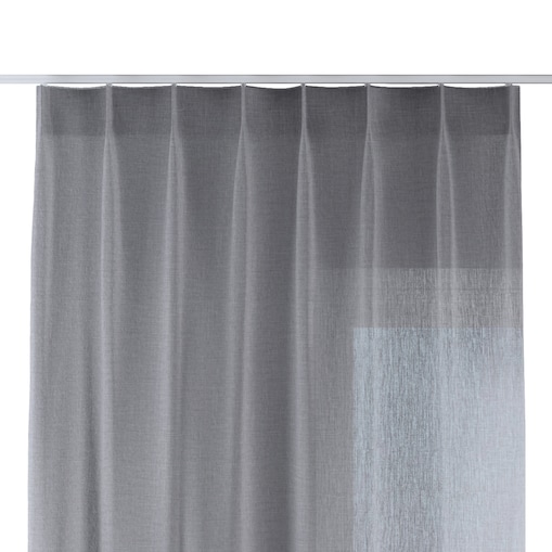 Zasłona na haczykach flex pojedynczych 130x260 szary