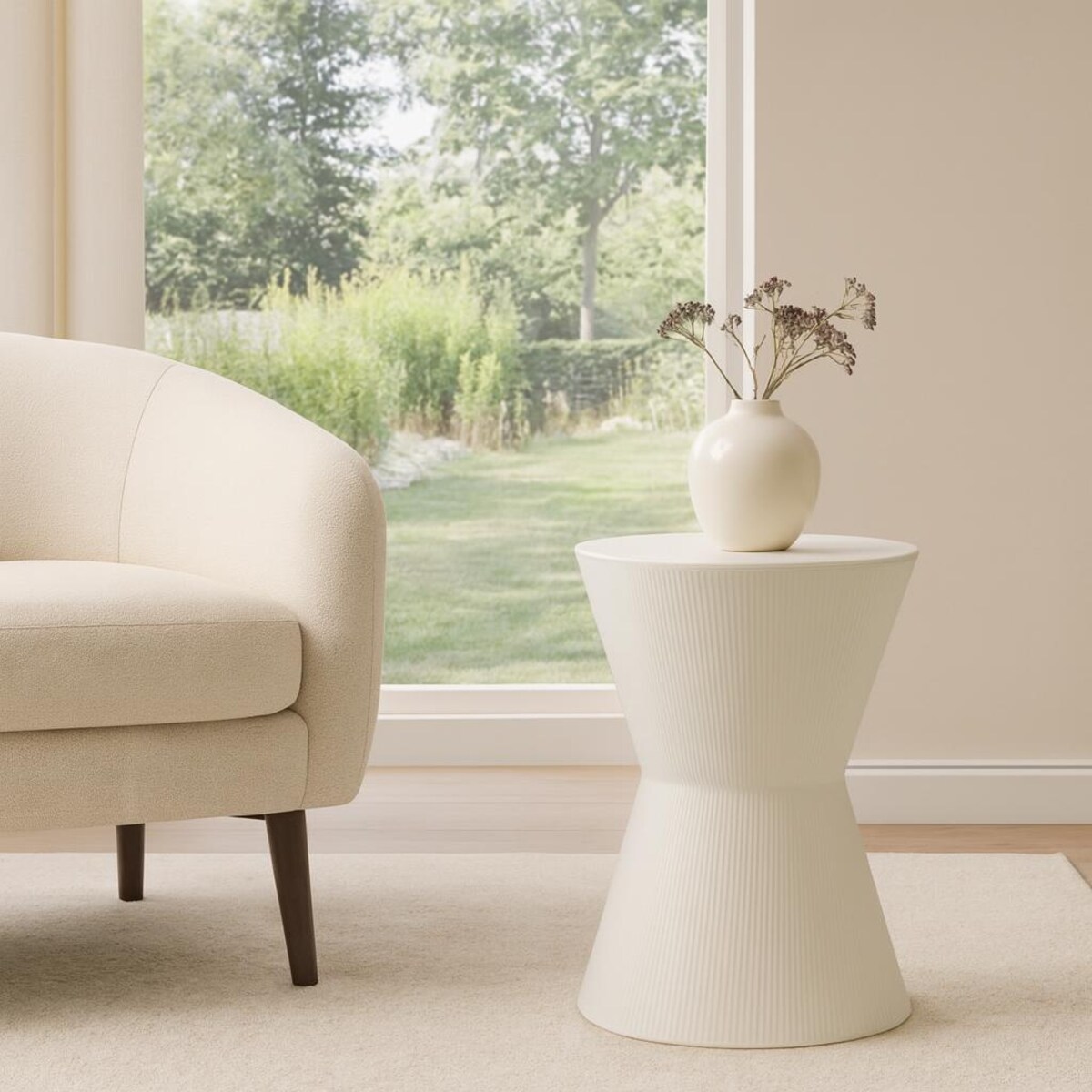 Stolik boczny do kanapy typu totem TOME, Ø 29 x 45 cm