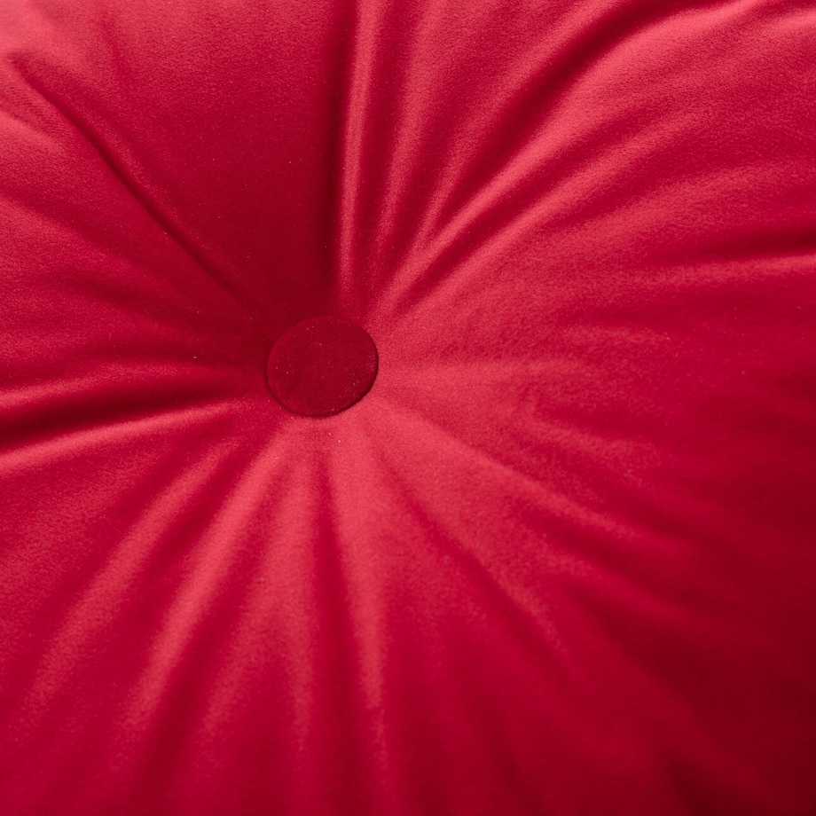 Poduszka Candy Dot, intensywna czerwień, 37 cm, Posh Velvet