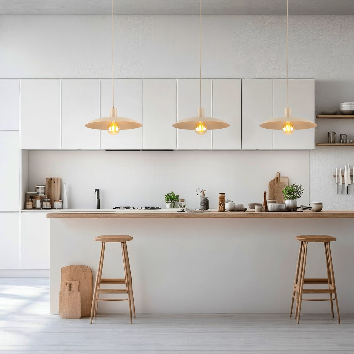 Lampa wisząca ASTRA SABIA 10711 TK Lighting beżowa metalowa E27 41 cm nowoczesna regulowana Polska