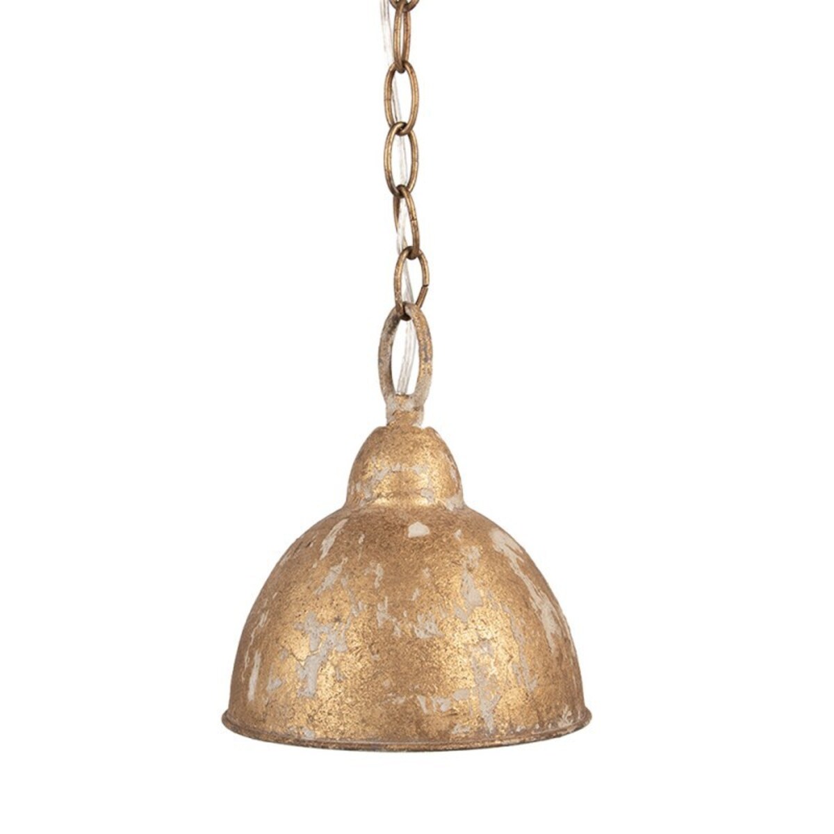 Lampa wisząca loftowa, złota Factory Ø 20x22 cm