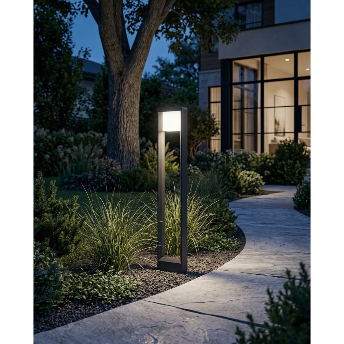 Lampa ogrodowa stojąca K-8265 z serii MILANO GREY