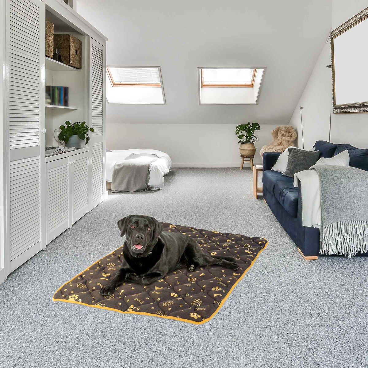 Legowisko Dla Psa Mata Posłanie Mata Wodoodporne 120X80 cm