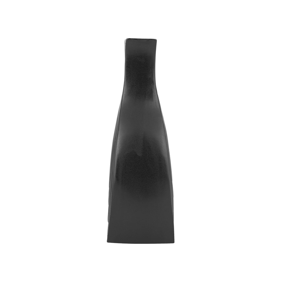 Wazon dekoracyjny ceramiczny 25 cm czarny THAPSUS