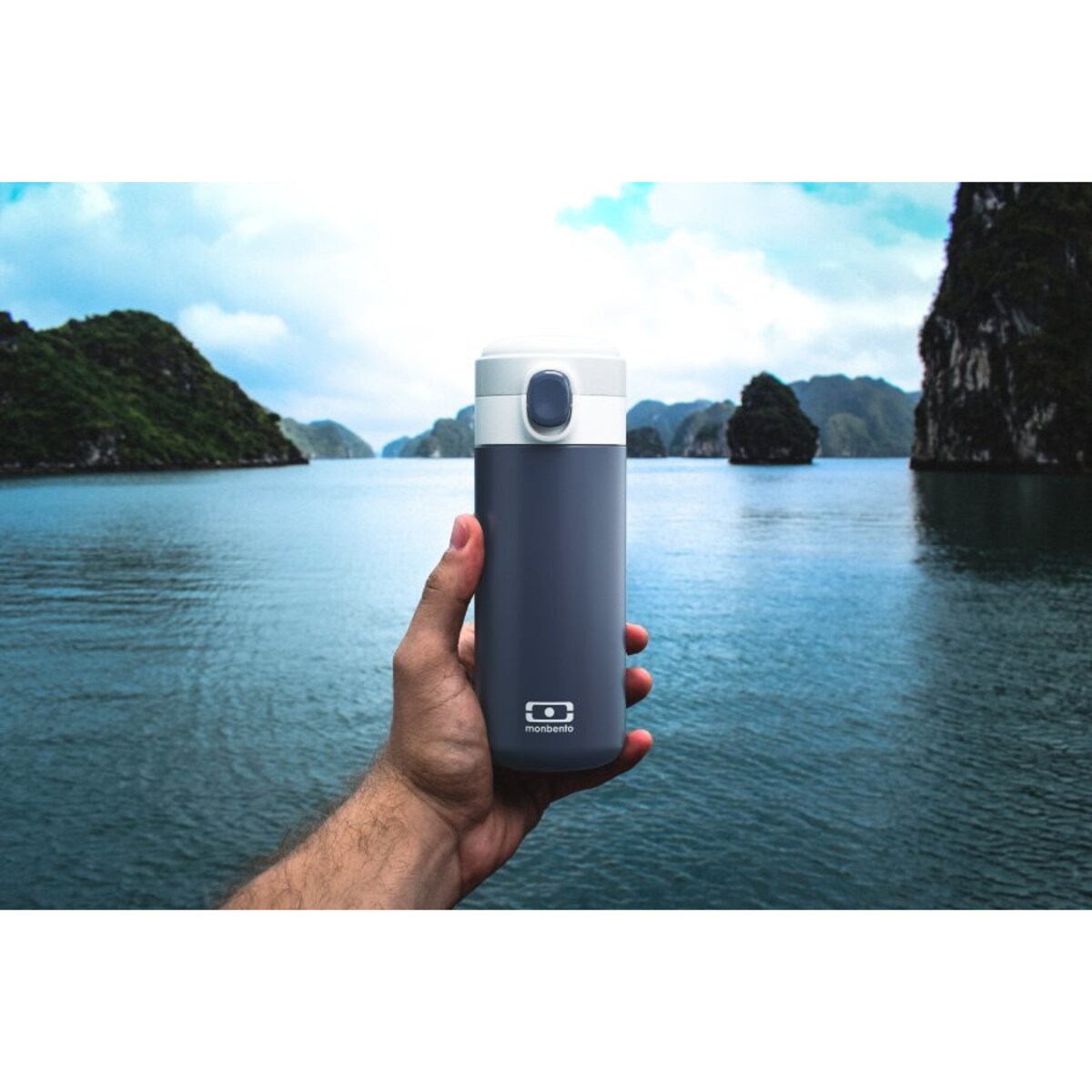 Kubek termiczny granatowy Pop, 360 ml, Monbento