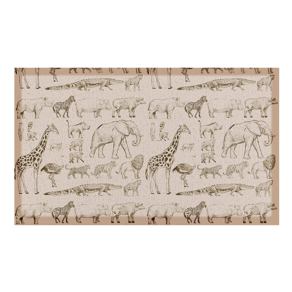 Wycieraczka Elephant Vintage Pattern Indoor & Outdoor (- 70 x 40 cm)