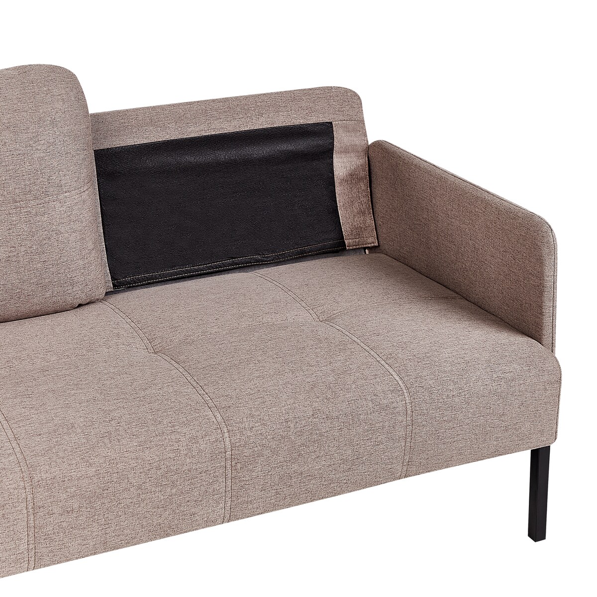 Sofa dla 2 osób LAHTI Jasnobrązowy