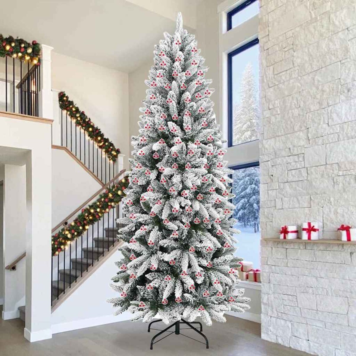 vidaXL Zestaw Bombek Choinkowych 200 pcs przezroczysty Ø 5 cm