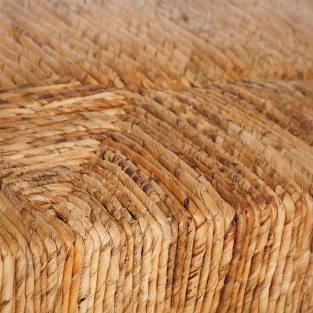 Ławka drewniana z plecionką Sidoan 102x38cm