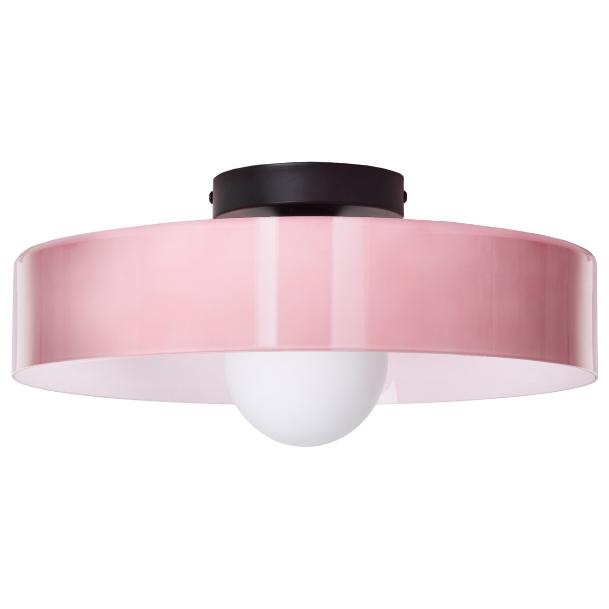 Lampa sufitowa LUGUSE Szkło Różowy