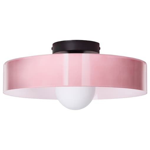 Lampa sufitowa LUGUSE Szkło Różowy