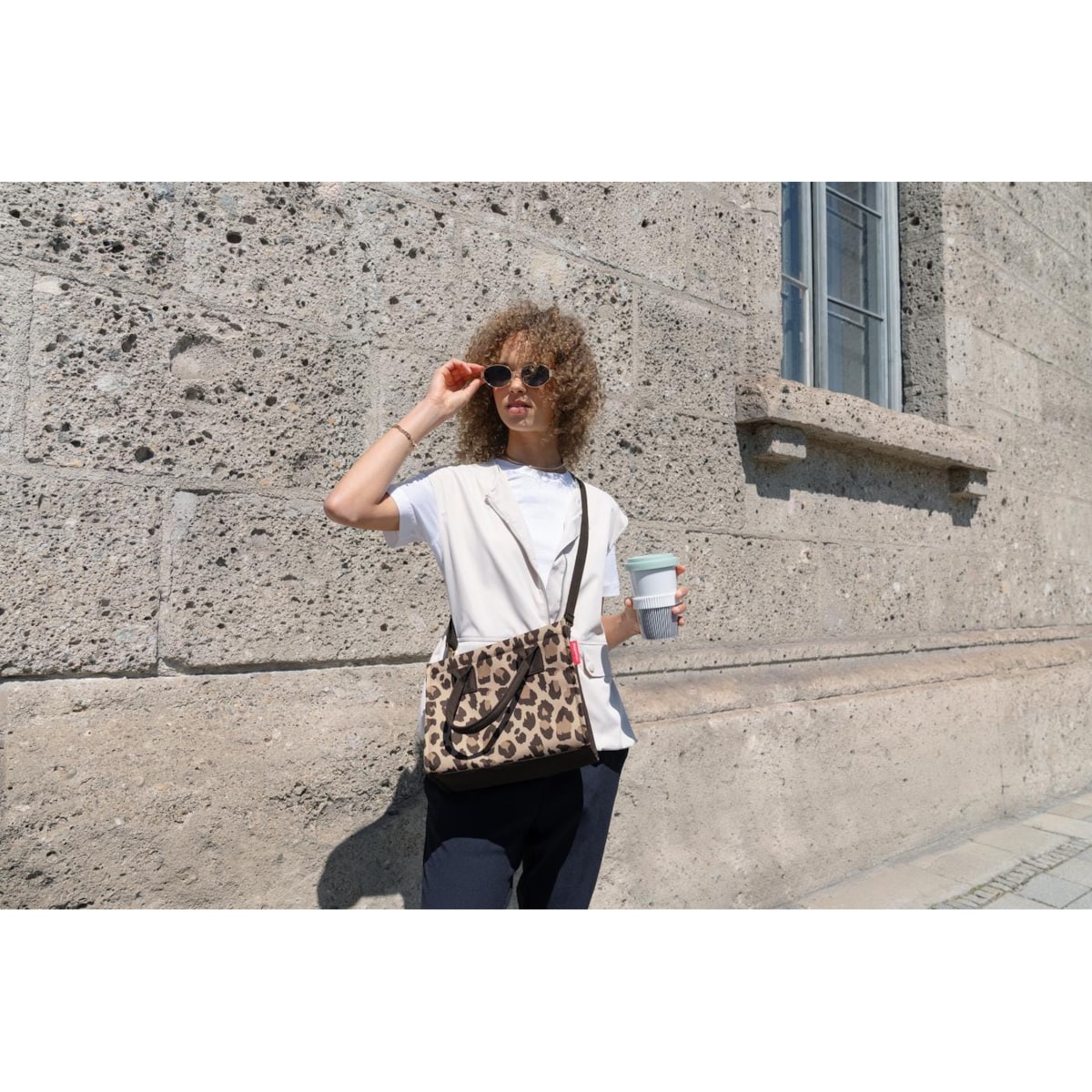 Torba DAILY SHOPPER XS, leo macchiato