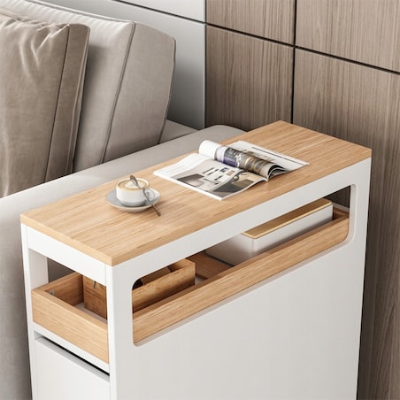 Szafka na kółkach na papier komoda łazienkowa regał szuflady kuchni salonu