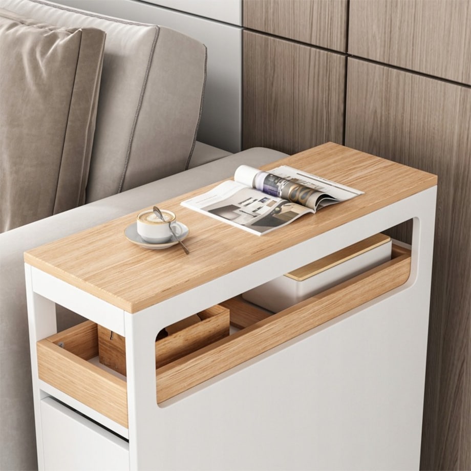 Szafka na kółkach na papier komoda łazienkowa regał szuflady kuchni salonu