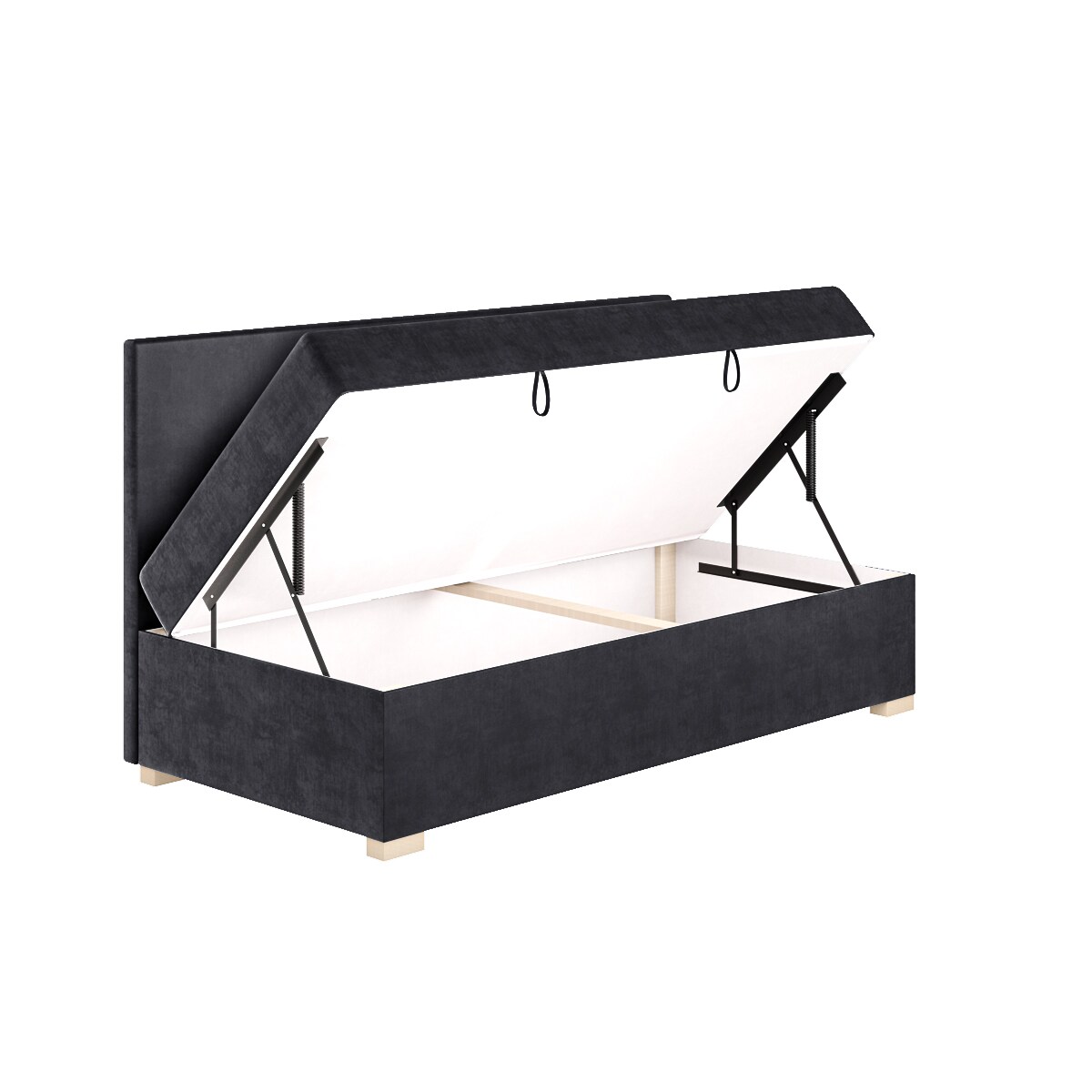 Mesonica Łóżko Cozi, granatowe, 90x200