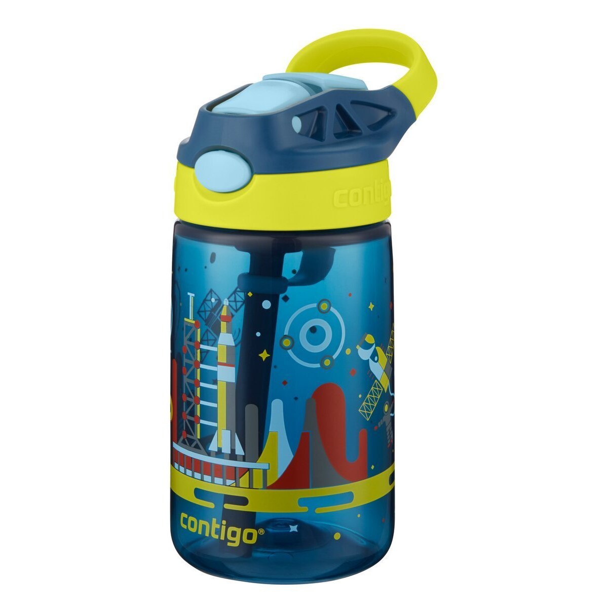 Bidon dla dzieci/ Kubek dla dzieci Contigo Gizmo Flip 414ml - Nautical Space