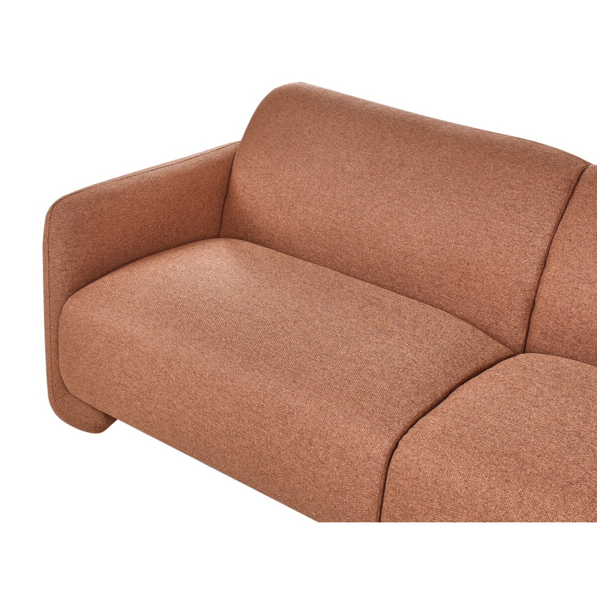 Sofa 3-osobowa złotobrązowa SALAND