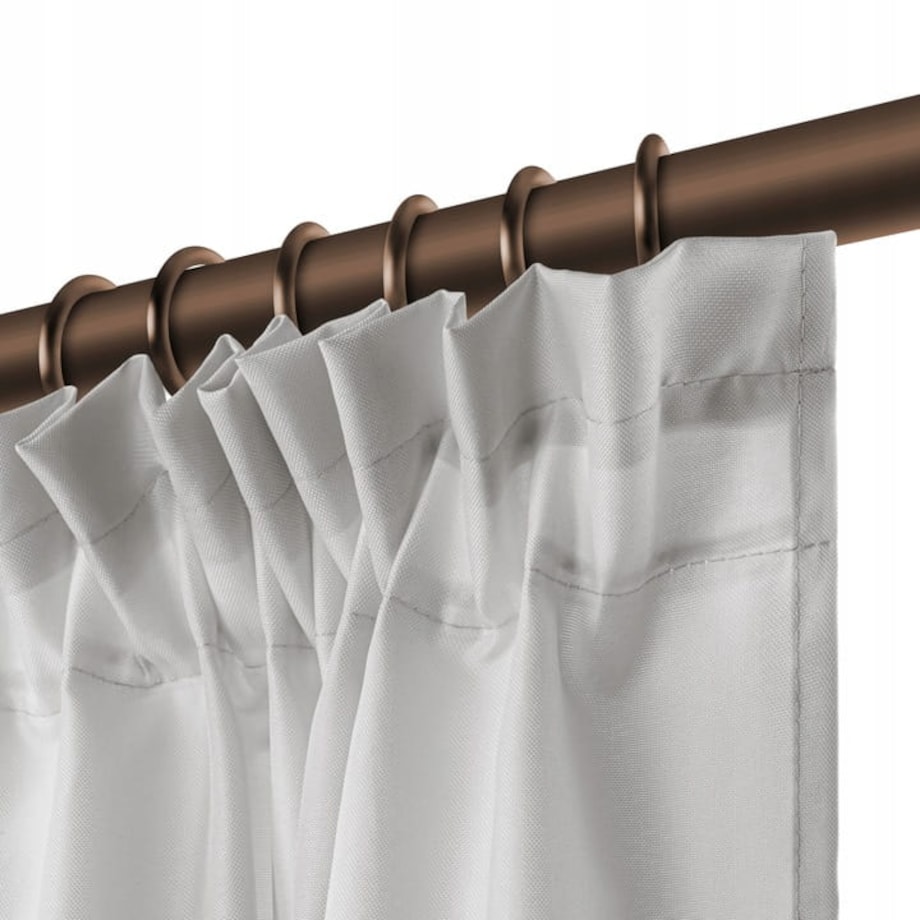 Zasłona Ogrodowa Wodoodporna Tarasowa na Taśmie Żabki Tunel Haczyki 140 x 250