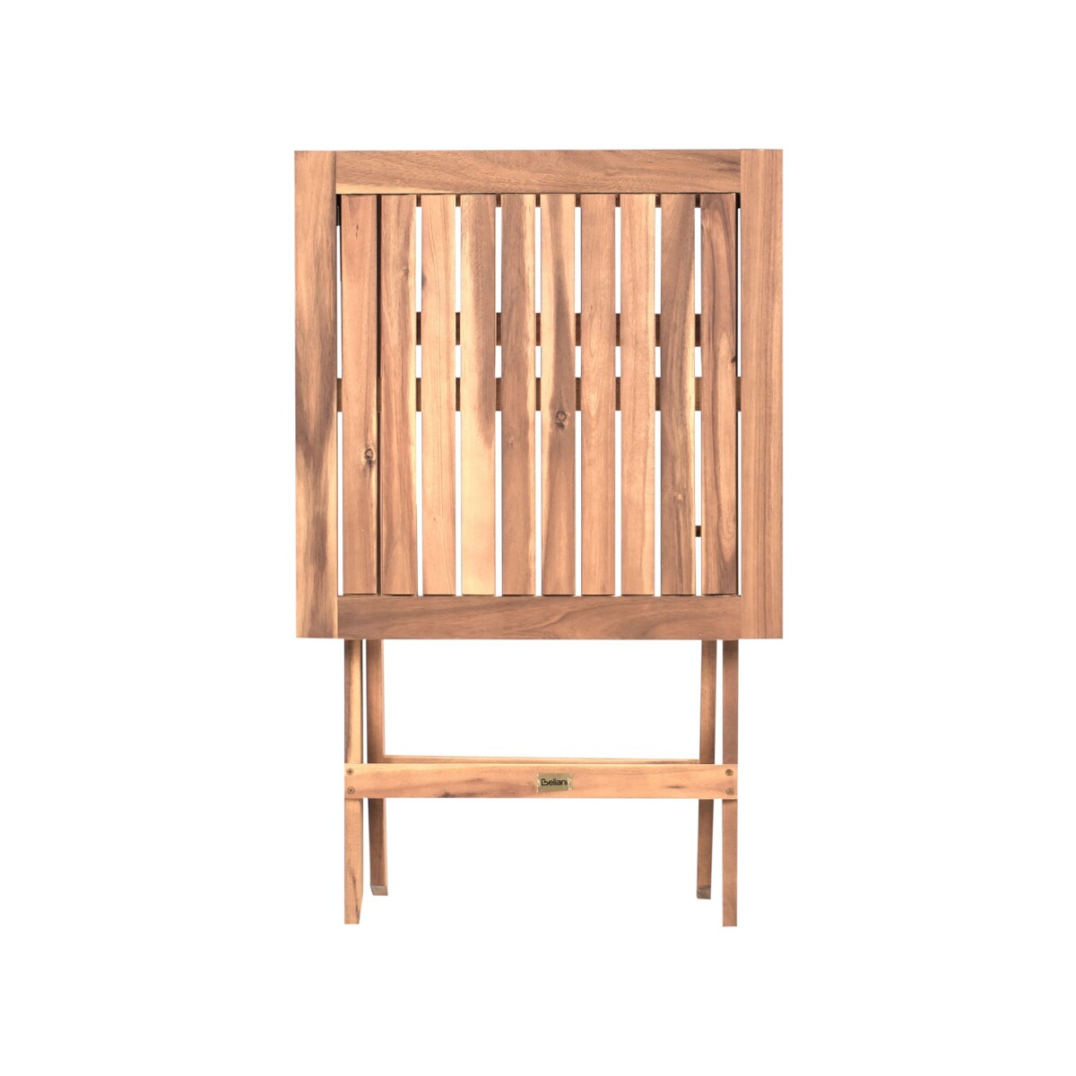 Zestaw mebli balkonowych CONIOLO Drewno akacjowe Brązowy/ czarny