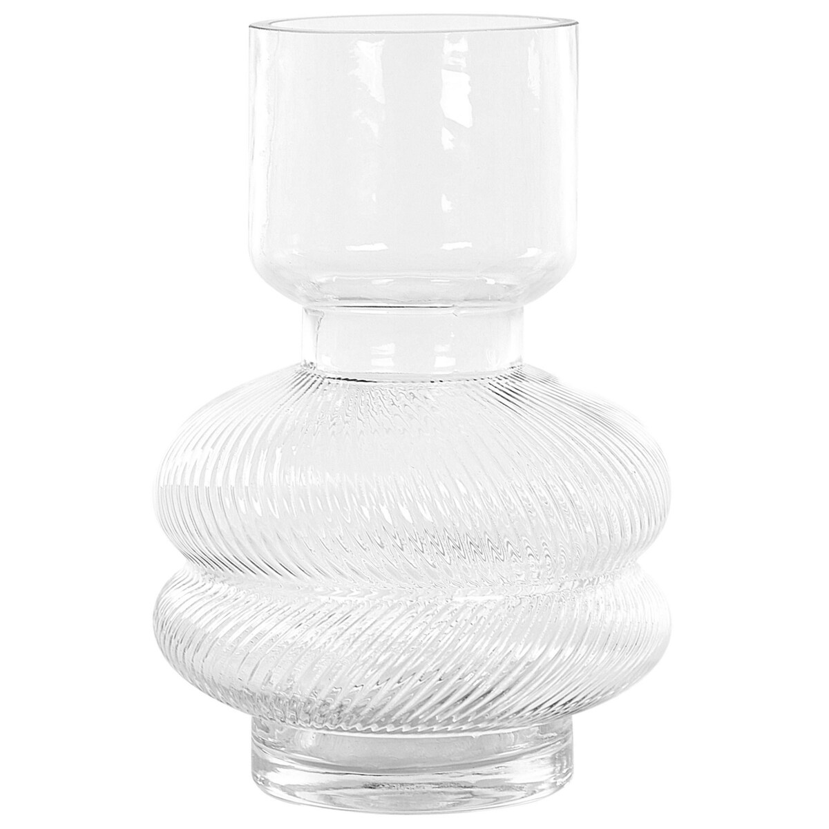 Wazon na kwiaty RODIA Szkło 24 cm Przezroczysty