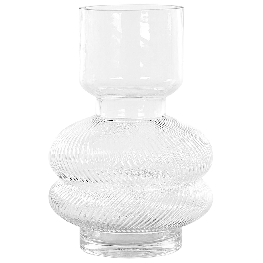 Wazon na kwiaty RODIA Szkło 24 cm Przezroczysty