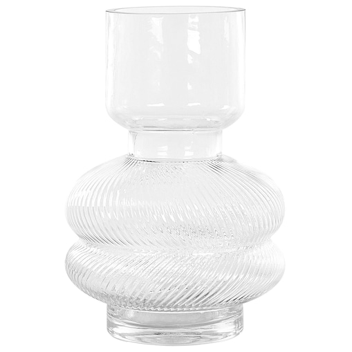 Wazon na kwiaty RODIA Szkło 24 cm Przezroczysty