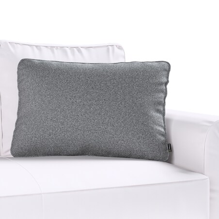 Poszewka Gabi na poduszkę prostokątna 60x40 ciemno szary melanż
