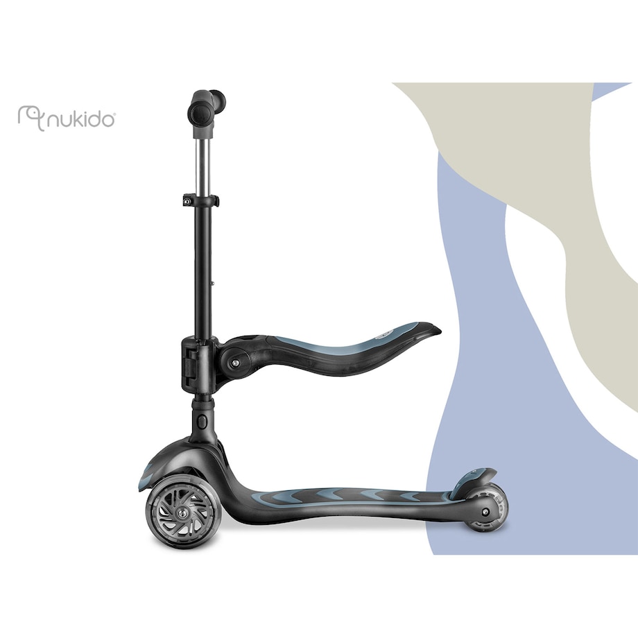 Hulajnoga trójkołowa dla dzieci Nukido Flippo balansowa siedzisko 765801