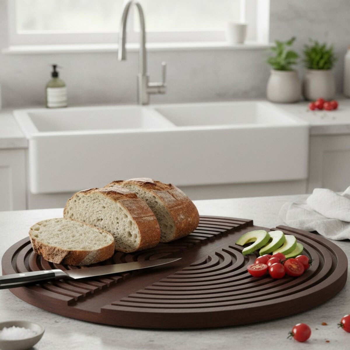 Deska do krojenia z drewna mango 49 x 33 cm