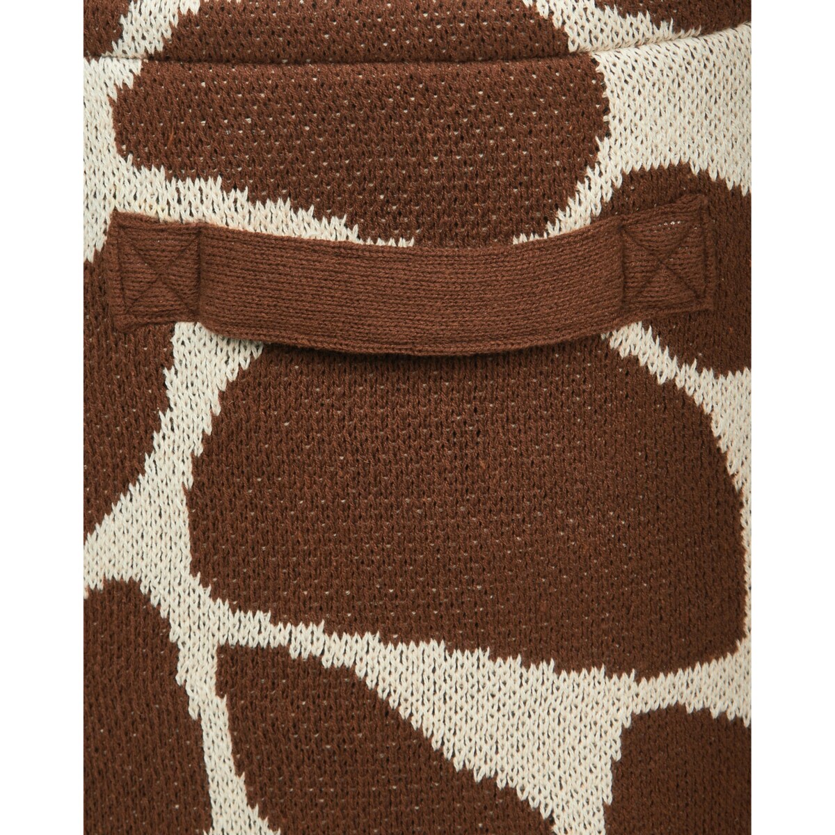 Zestaw 2 koszy bawełnianych beżowo-brązowy POMANG