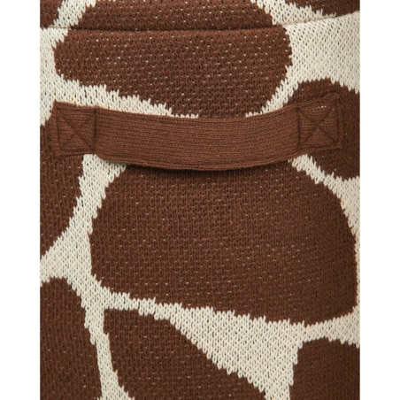 Zestaw 2 koszy bawełnianych beżowo-brązowy POMANG