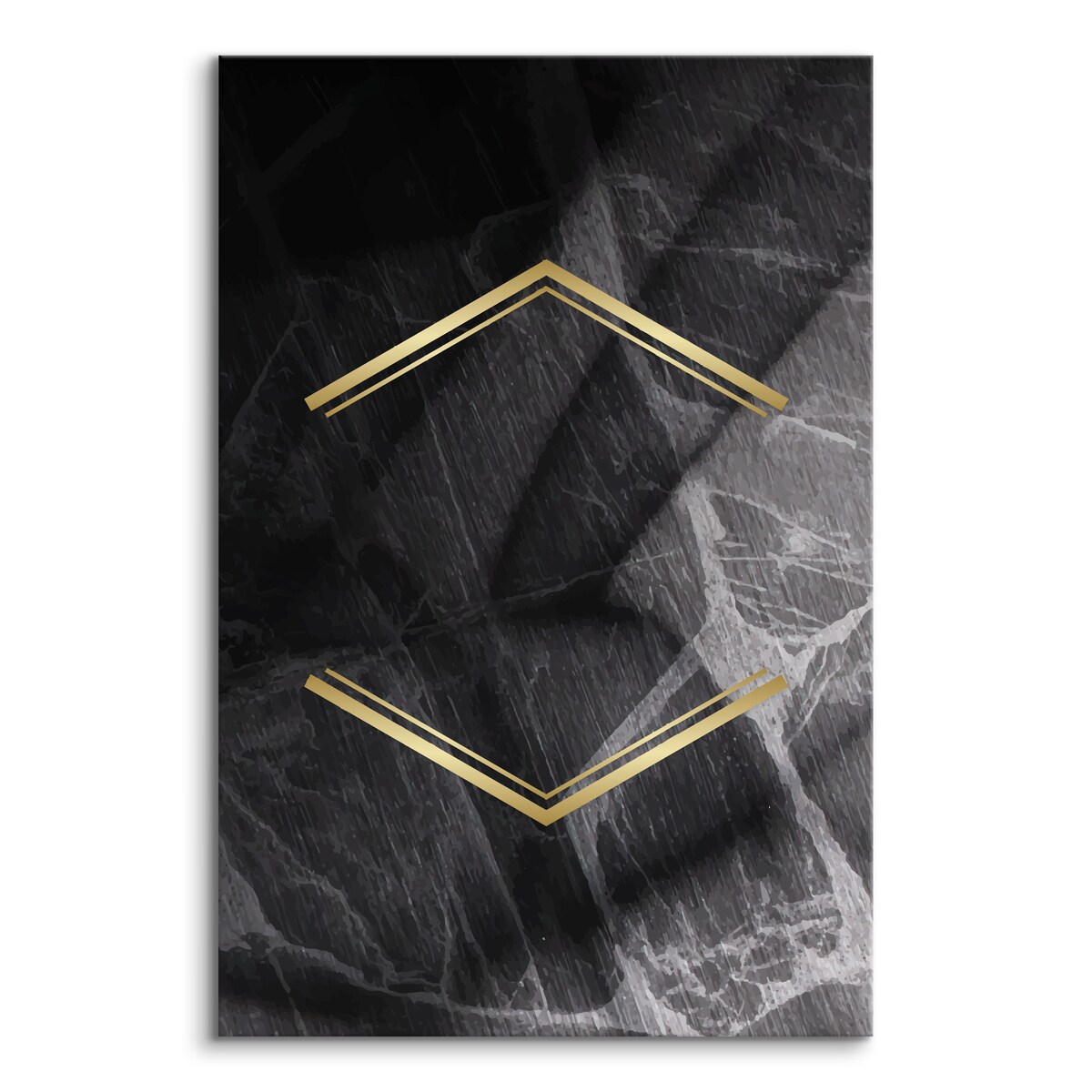 Obraz Abstrakcyjny Czarny Marmur 30x40cm