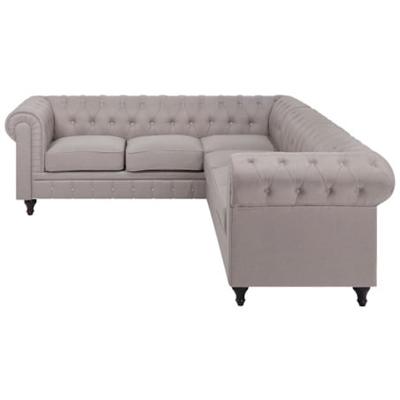 Narożnik prawostronny beżowy CHESTERFIELD