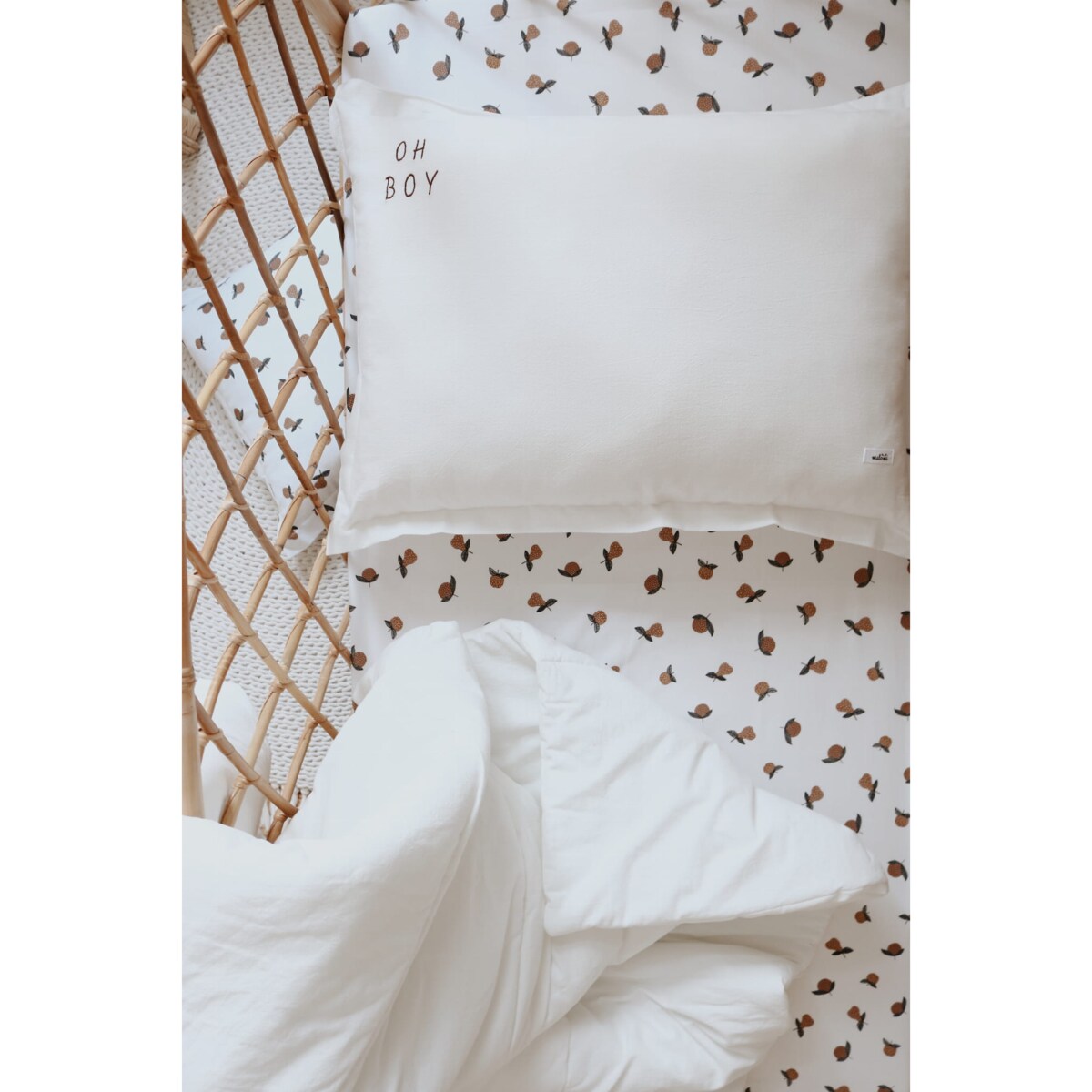 KOŁDERKA WASHED COTTON Z WYPEŁNIENIEM ECRU - XXL