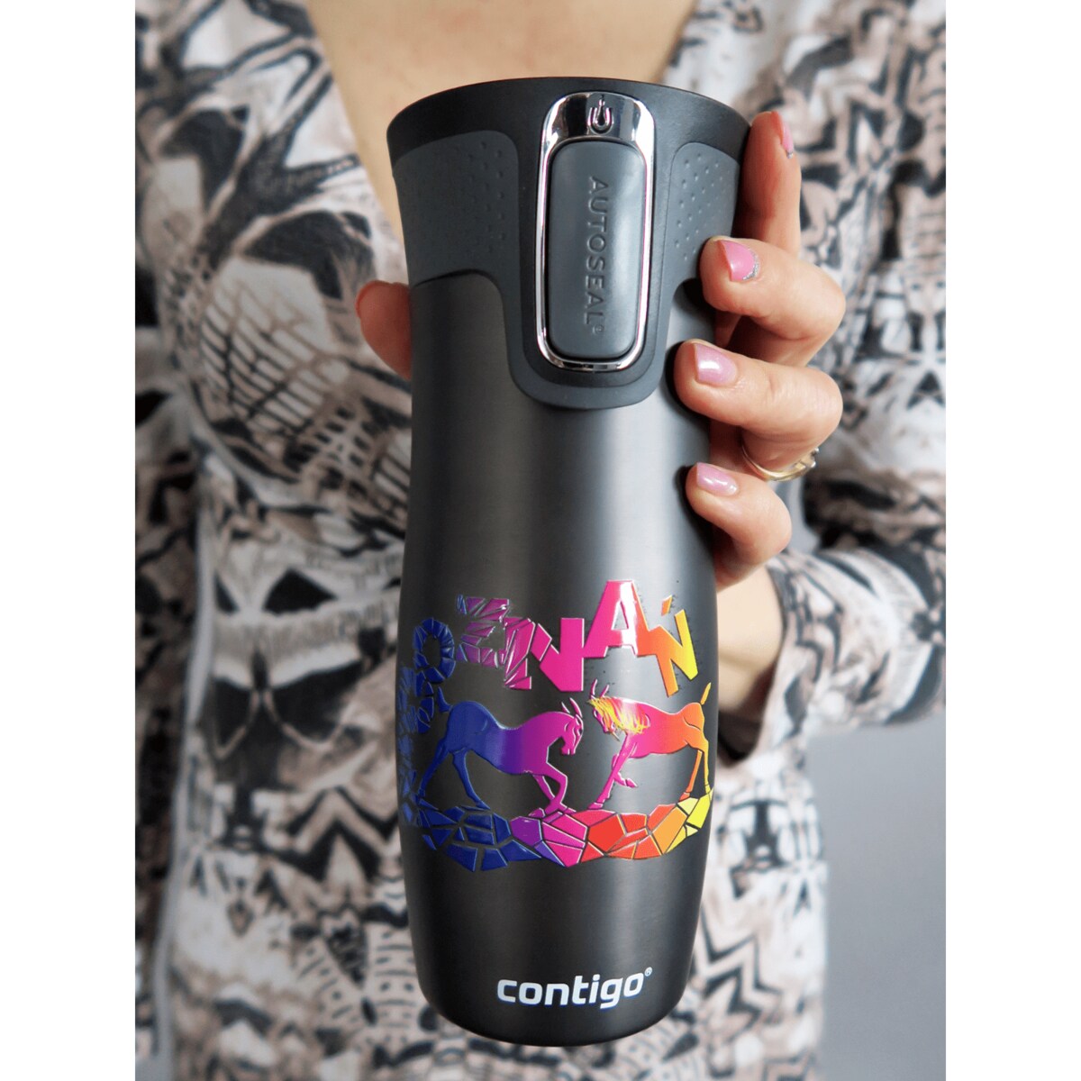 Kubek termiczny Contigo West Loop 2.0 470 ml - Poznań - grafitowy