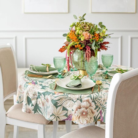 Obrus Emerald okrągły - Średnica ok. ⌀ 210 cm