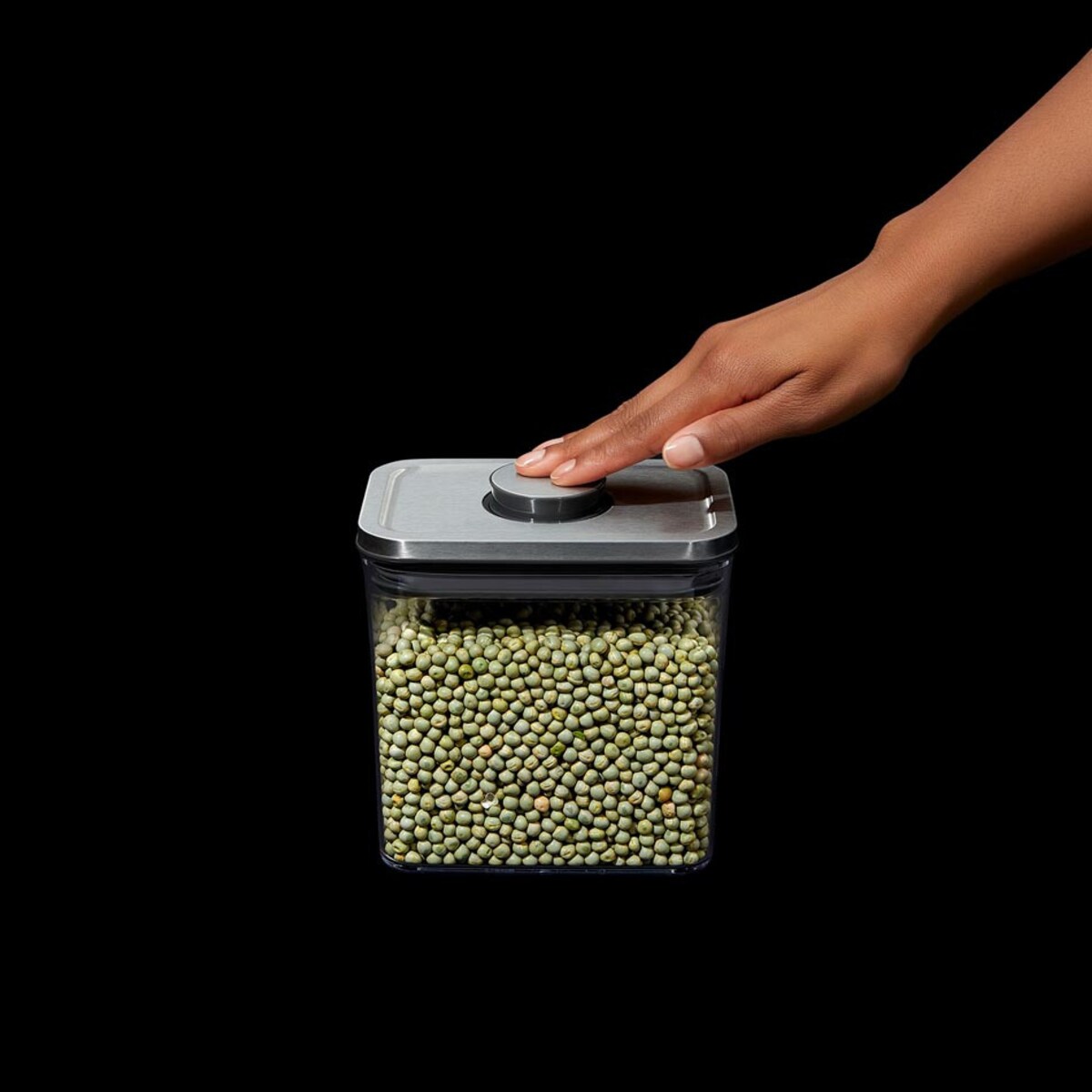 Pojemnik kuchenny kwadratowy Steel Pop, 2600 ml, Oxo