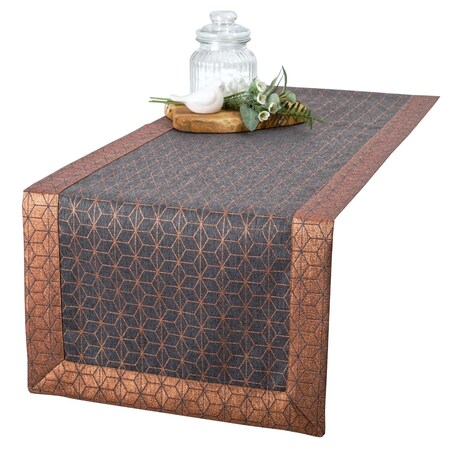 Bieżnik Glamour LX-6116-2187 - 40x180 cm - złoty - 40cm x 180cm