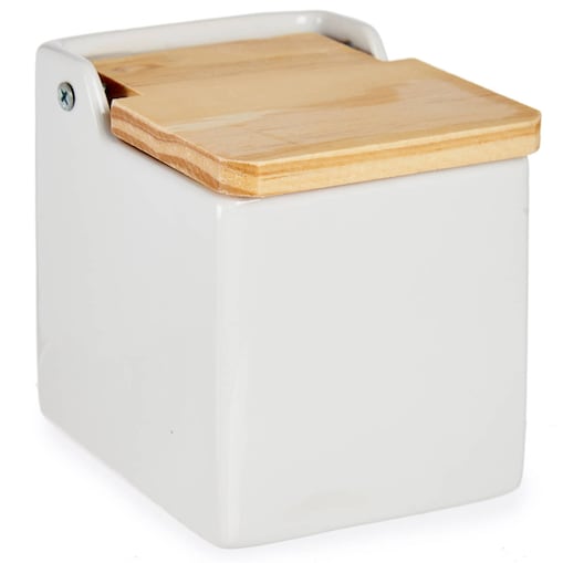 Pojemnik na sól z pokrywką bambusową