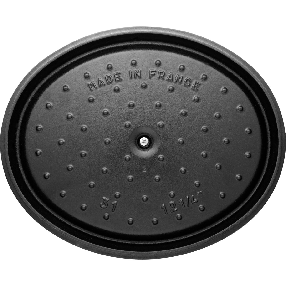 Garnek żeliwny owalny Staub - 4.2 ltr, Czarny