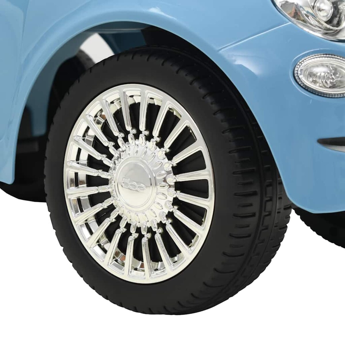 vidaXL Samochód jeździk Fiat 500, niebieski