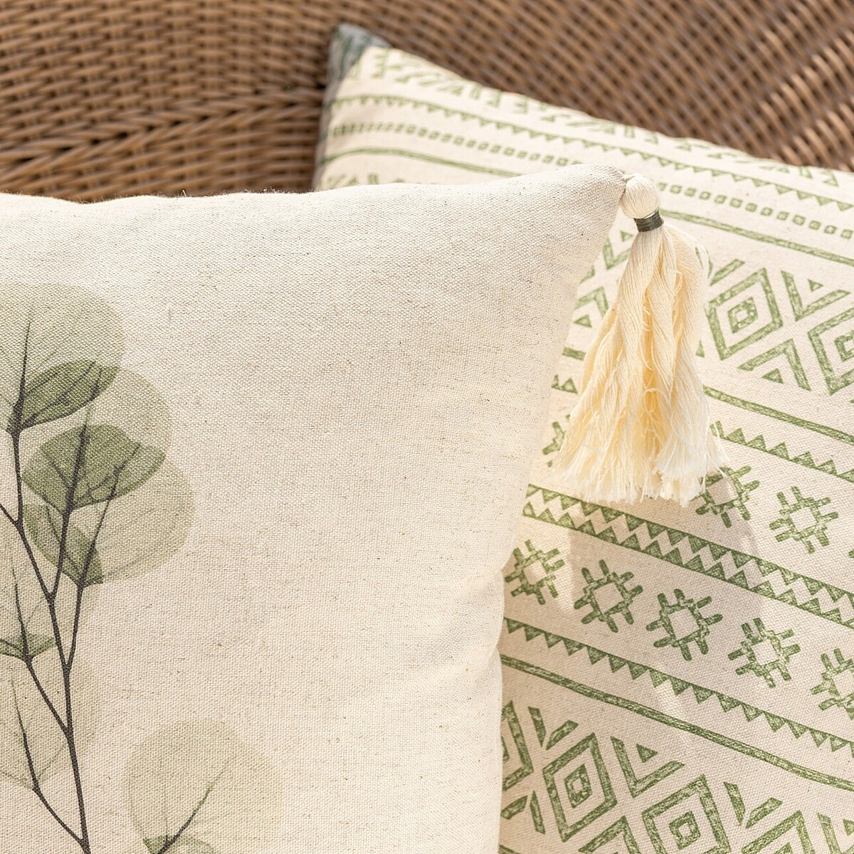 Poszewka na poduszkę Ethno Verde 45x45 cm, 45x45