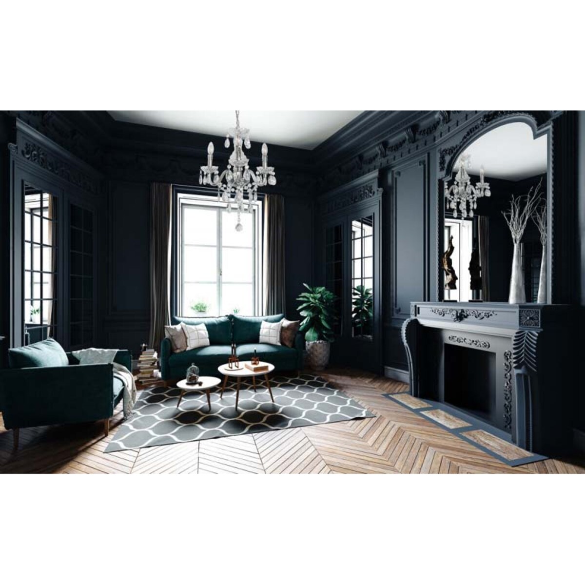 Świecznikowa lampa wisząca Whiz L.90690/3CLE zwis glamour chrom przezroczysty